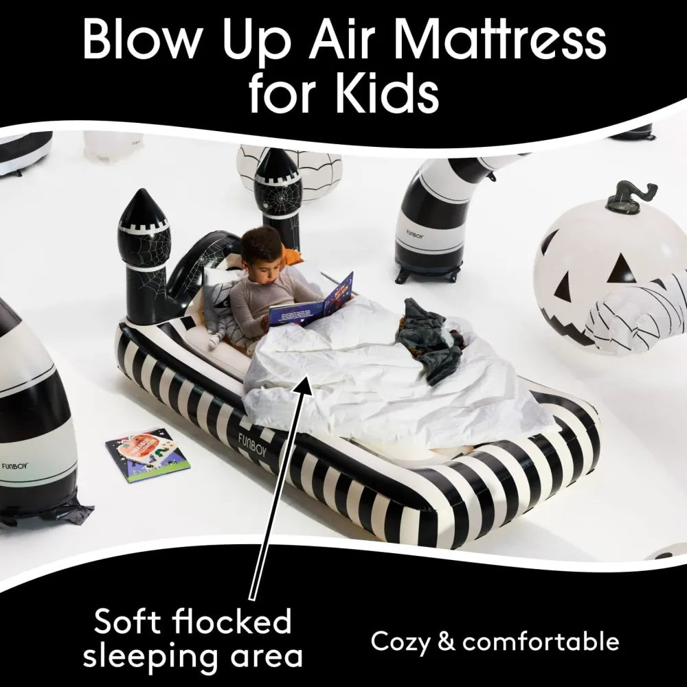 Best Funboy Spider Castle Halloween Kids Air Mattress