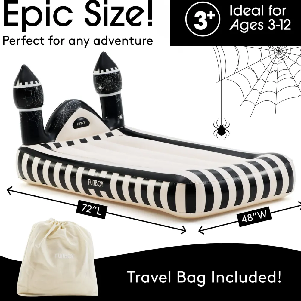 Best Funboy Spider Castle Halloween Kids Air Mattress