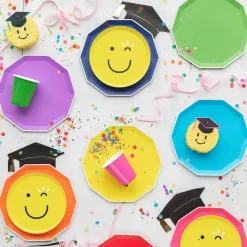 Sale Bonjour Fete Sprinkles & Smiles Assorted Rainbow Cups