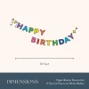 Outlet Bonjour Fete Sprinkles & Smiles Rainbow Happy Birthday Banner