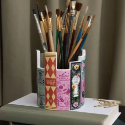 Clearance Steel Mill Gifts Stack of Classics Ceramic Desk Pot