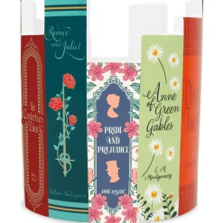 Clearance Steel Mill Gifts Stack of Classics Ceramic Desk Pot