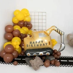 New Partybarco Standing Excavator Foil Balloon