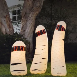 Discount Funboy Standing Light-Up Mummy Ghost Decor, Set of 3