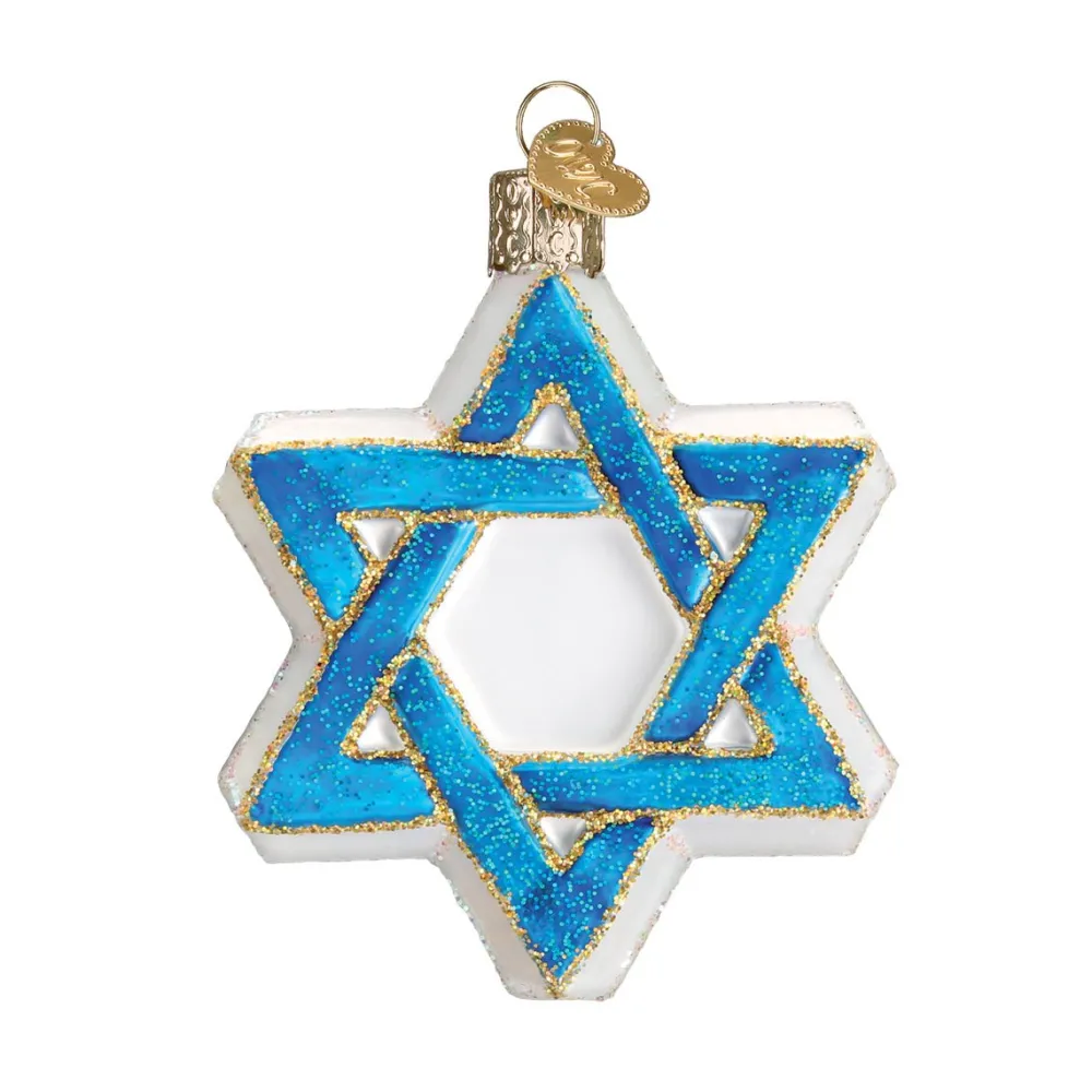 Best Old World Christmas Star Of David Ornament