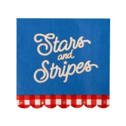 Best Bonjour Fete Stars & Stripes Large Napkins
