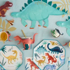 New Meri Meri Stegosaurus Dinosaur Plates