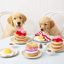 Discount The Foggy Dog Strawberry Pancake Interactive Snuffle Dog Toy