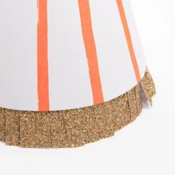 New Meri Meri Stripe Pom Pom Party Hats