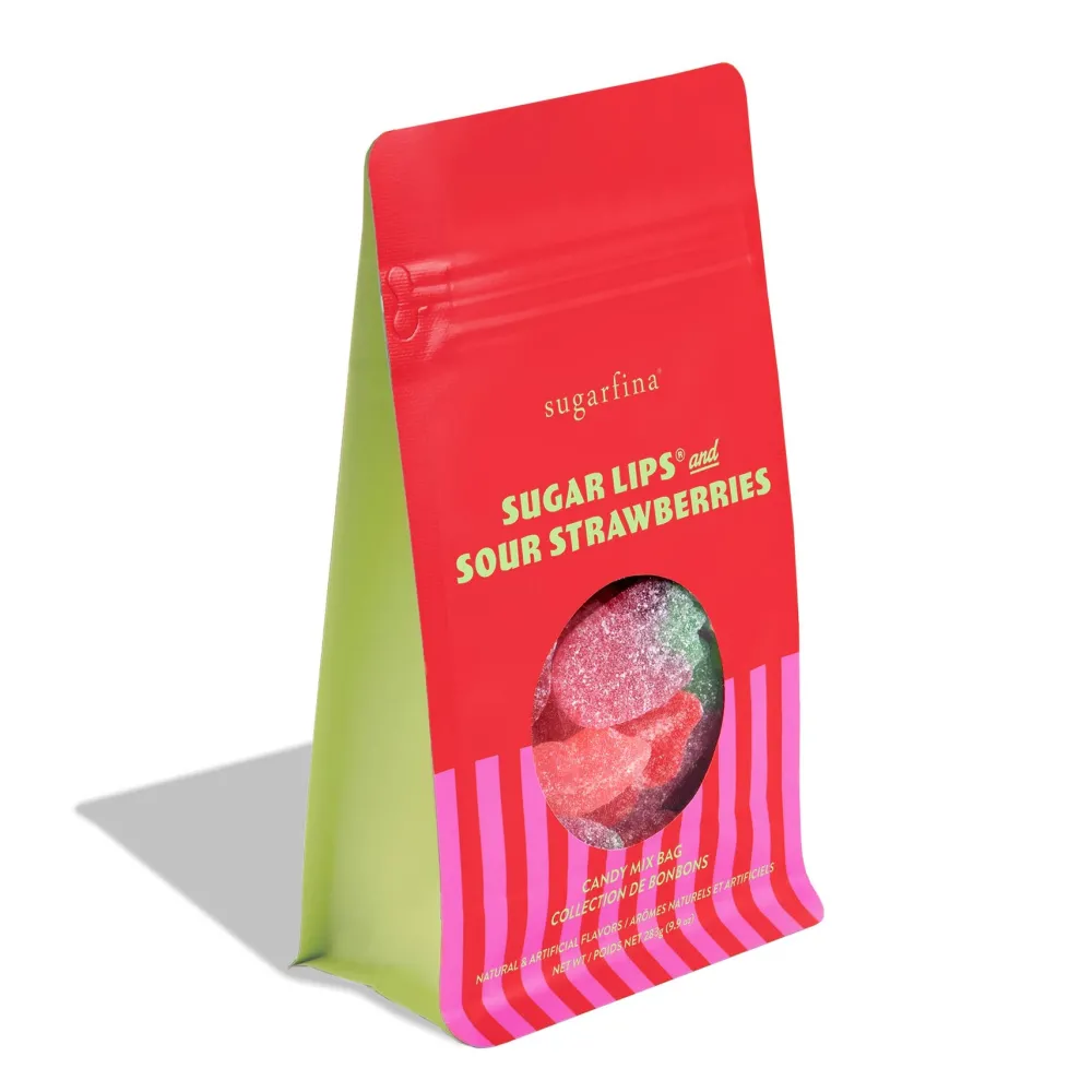 Best Sugarfina Sugar Lips & Sour Strawberries Gummy Candy Bag