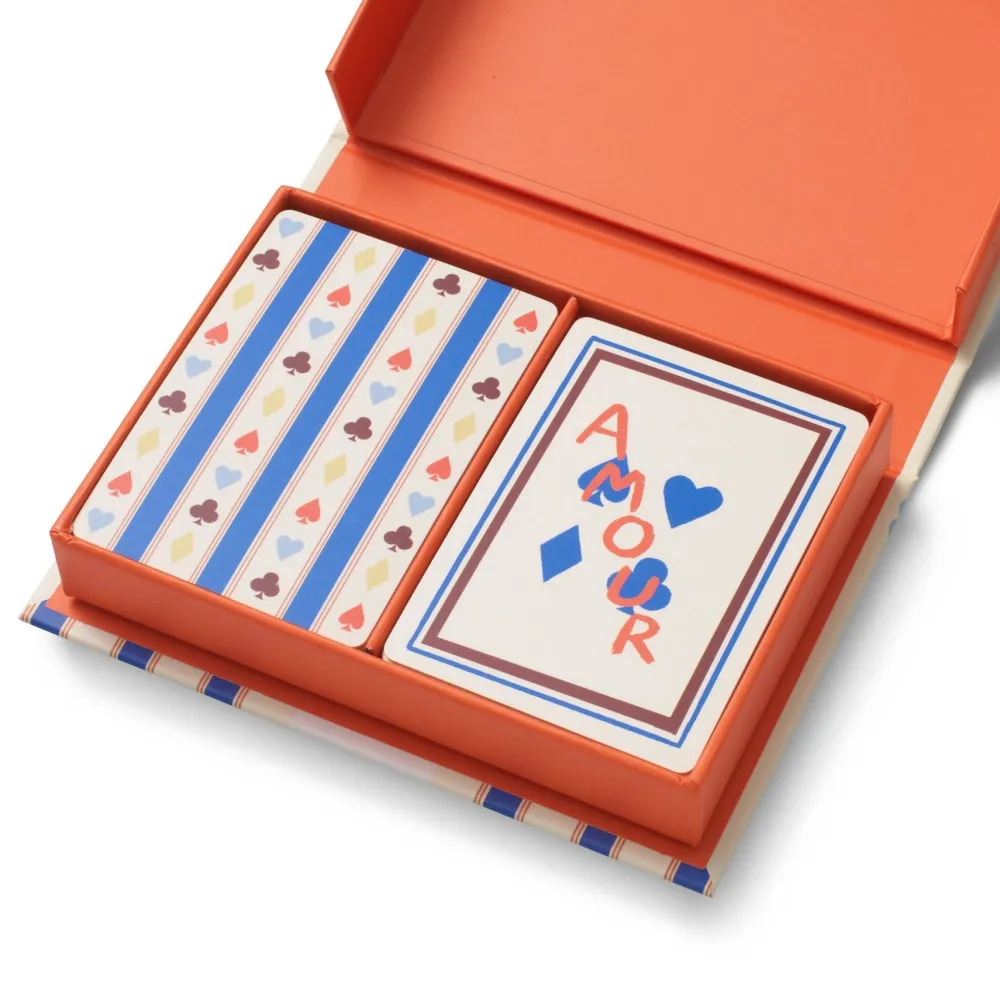Clearance Papier Suits & Stripes Playing Cards, Set of 2 Decks