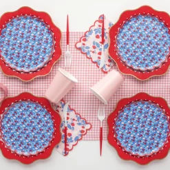 Sale Bonjour Fete Summer Strawberry Small Plates