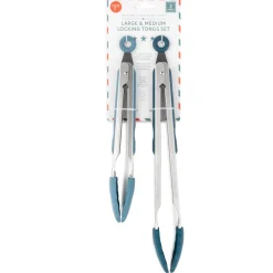 Sale Core Home Summer Themed Locking Tongs Set of 2