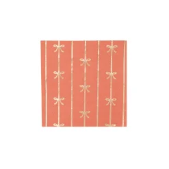 Best Bonjour Fete Sunkissed Orange Signature Bow Small Napkins