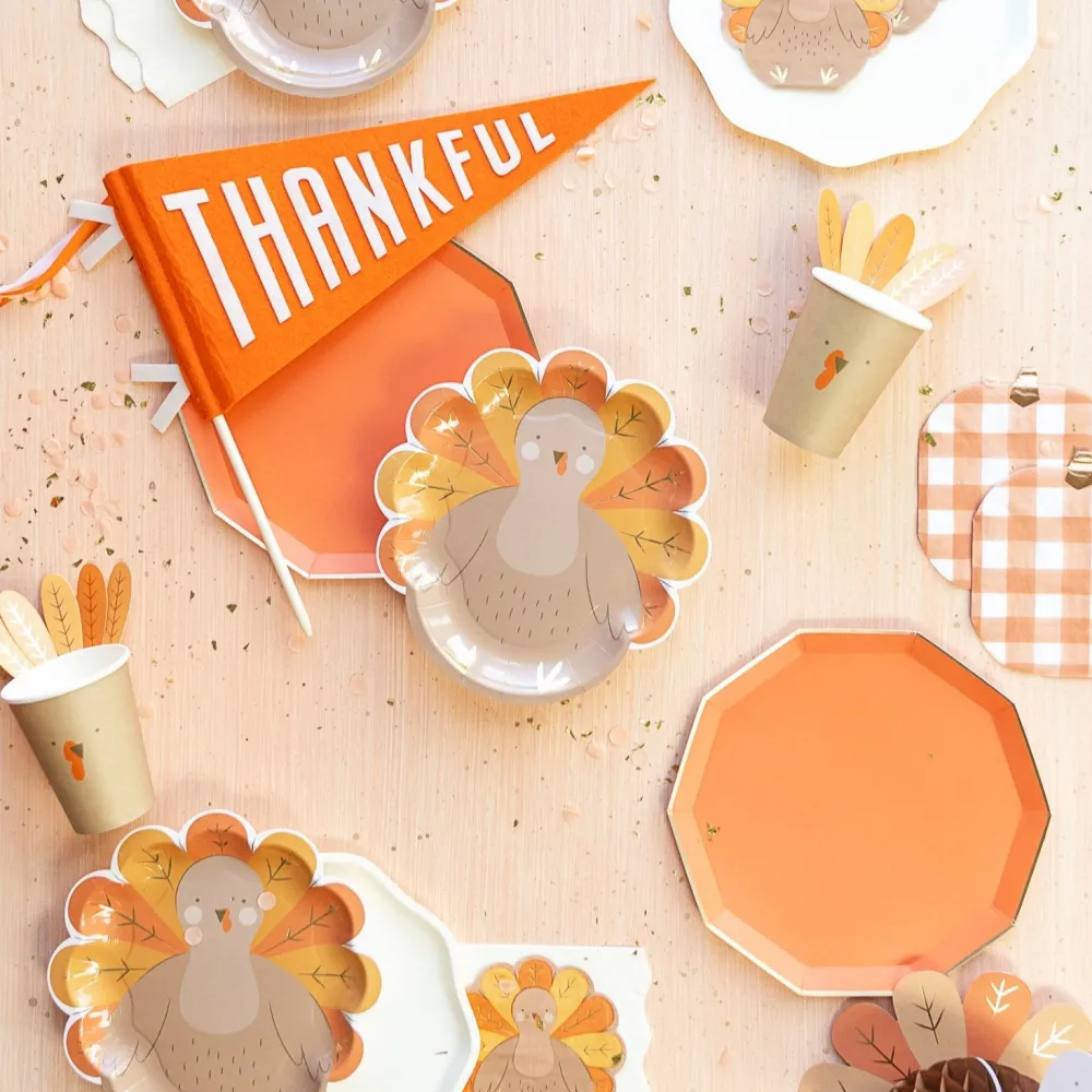 Sale Bonjour Fete Sunkissed Orange Signature Large Plates