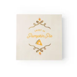 Outlet Bonjour Fete Sweet as Pumpkin Pie Cocktail Napkins