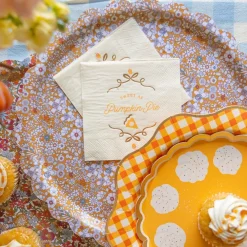 Outlet Bonjour Fete Sweet as Pumpkin Pie Cocktail Napkins