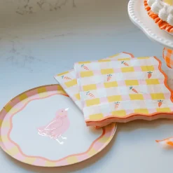 New Bonjour Fete Sweet Carrot Easter Large Napkins