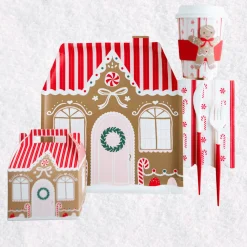 Online Bonjour Fete Sweet Gingerbread House Large Plates