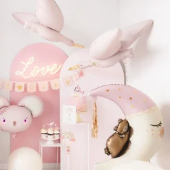 Party Deco Teddy Bear Moon Balloon