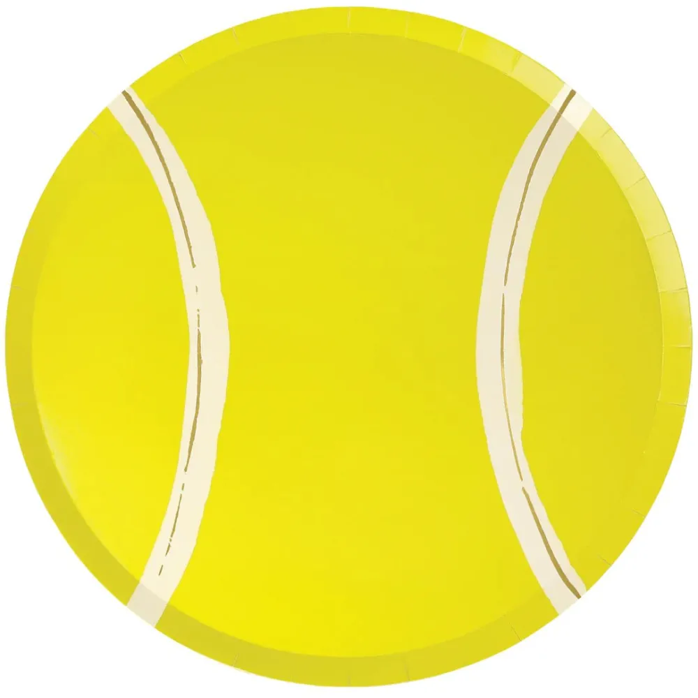 Hot Meri Meri Tennis Ball Plates