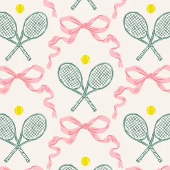 New soiree-sisters Tennis Bow Cocktail Napkins