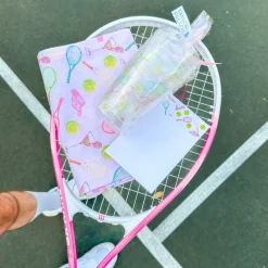 Taylor Paladino Tennis Pattern Frosted Cups