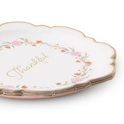 Best Bonjour Fete Thankful Large Classic Dinner Plates