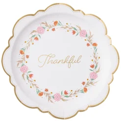 Best Bonjour Fete Thankful Large Classic Dinner Plates