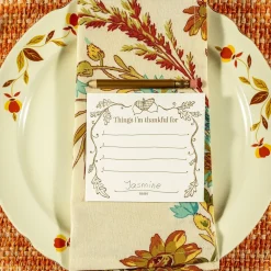 Clearance Color Box Design & Letterpress Thankful Place Cards
