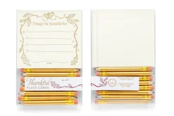 Clearance Color Box Design & Letterpress Thankful Place Cards