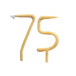Outlet Camp Hollow 75th Birthday Beeswax Number Candle Set