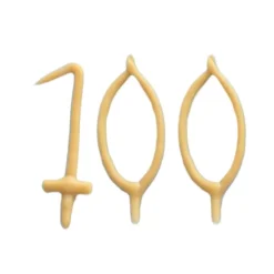 New Camp Hollow 100th Birthday Beeswax Number Candle Set
