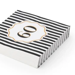 Online Bonjour Fete 60th Birthday Cocktail Napkins