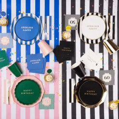 Online Bonjour Fete 60th Birthday Cocktail Napkins