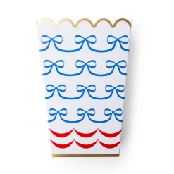 Best Bonjour Fete 4th of July Bow Flag Popcorn Boxes