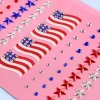xo, Fetti 4th of July Face Gems - Flag & Star Set