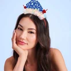 Discount xo, Fetti 4th of July Patriotic Foil Headband