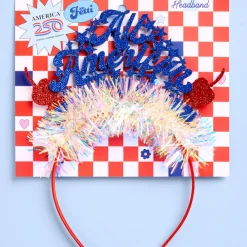 Discount xo, Fetti 4th of July Patriotic Foil Headband
