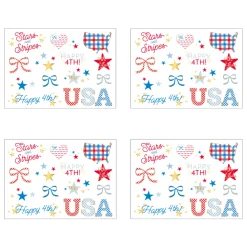 Sale Bonjour Fete 4th of July Tattoos