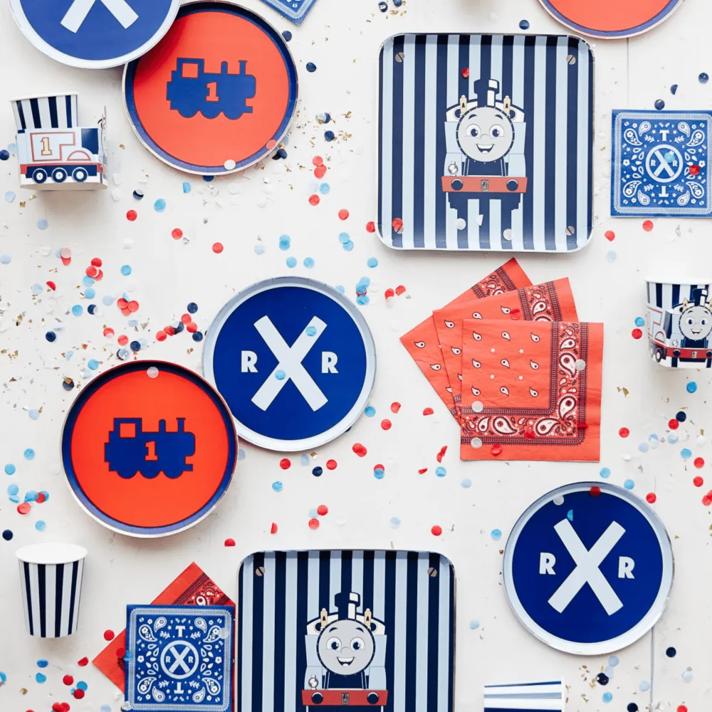 Clearance Bonjour Fete Thomas & Friends™ Small Blue Bandana Napkins