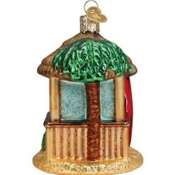 Outlet Old World Christmas Tiki Hut Ornament