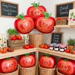 New Zoey Christina Tomato Foil Balloon