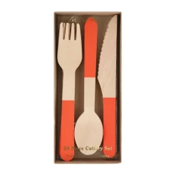Clearance Meri Meri Tomato Red Wooden Cutlery Set