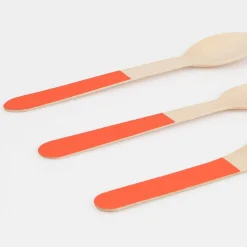 Clearance Meri Meri Tomato Red Wooden Cutlery Set