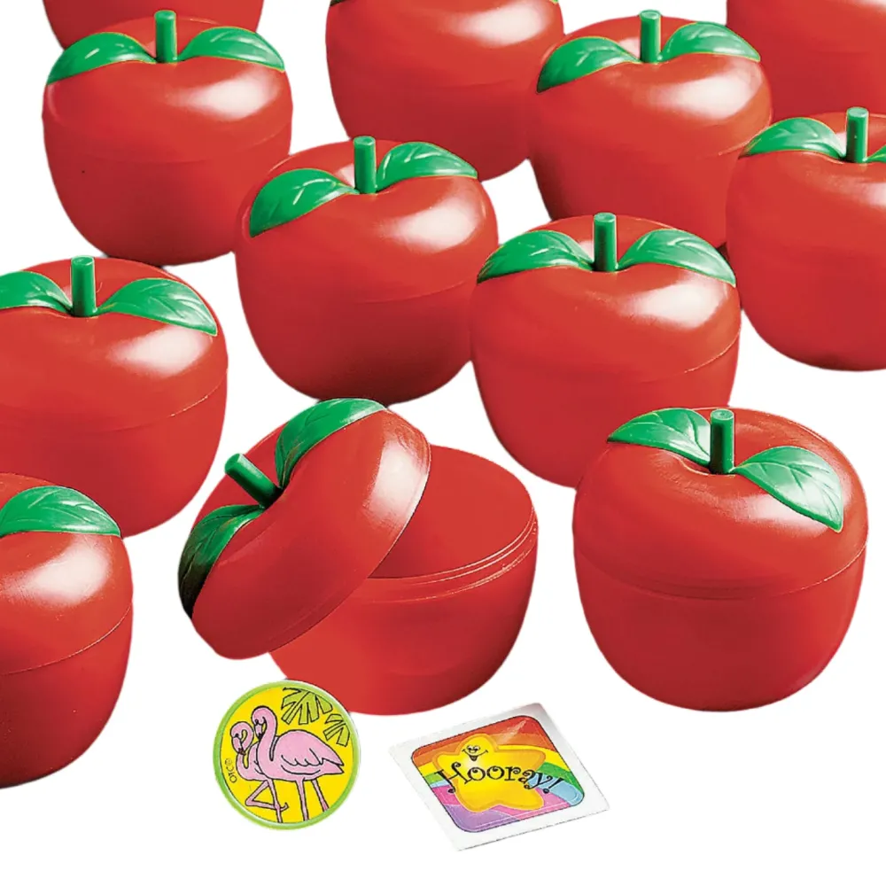Online Fun Express Toy-Filled Plastic Apple Party Favor