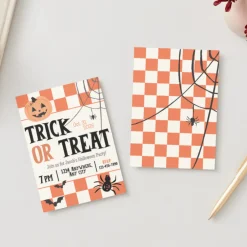 Outlet Bonjour Fete Trick or Treat Digital Party Invitation