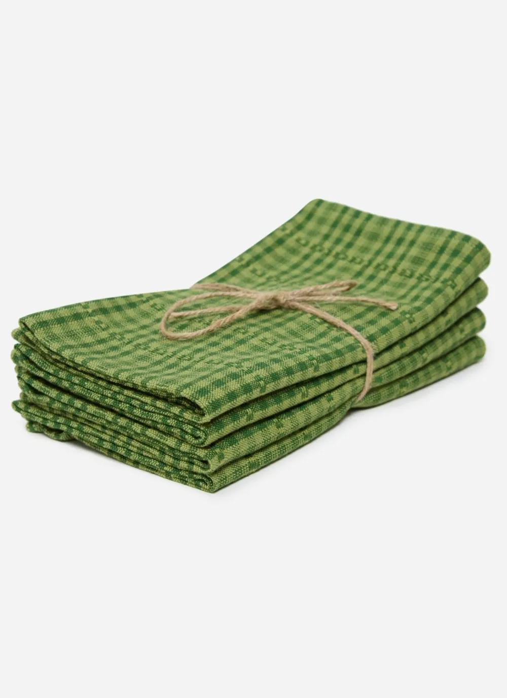 New Heather Taylor Home Two Toned Evergreen Napkins