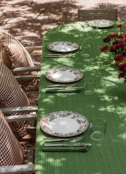 Outlet Heather Taylor Home Two Toned Evergreen Tablecloth