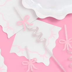 Hot xo, Fetti Tying the Knot Bow Straws